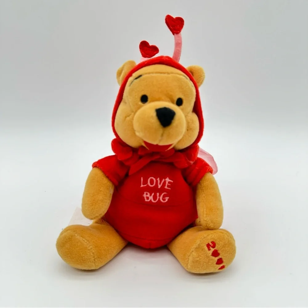 Love Bug Firefly Pooh Plush Beanie Toy